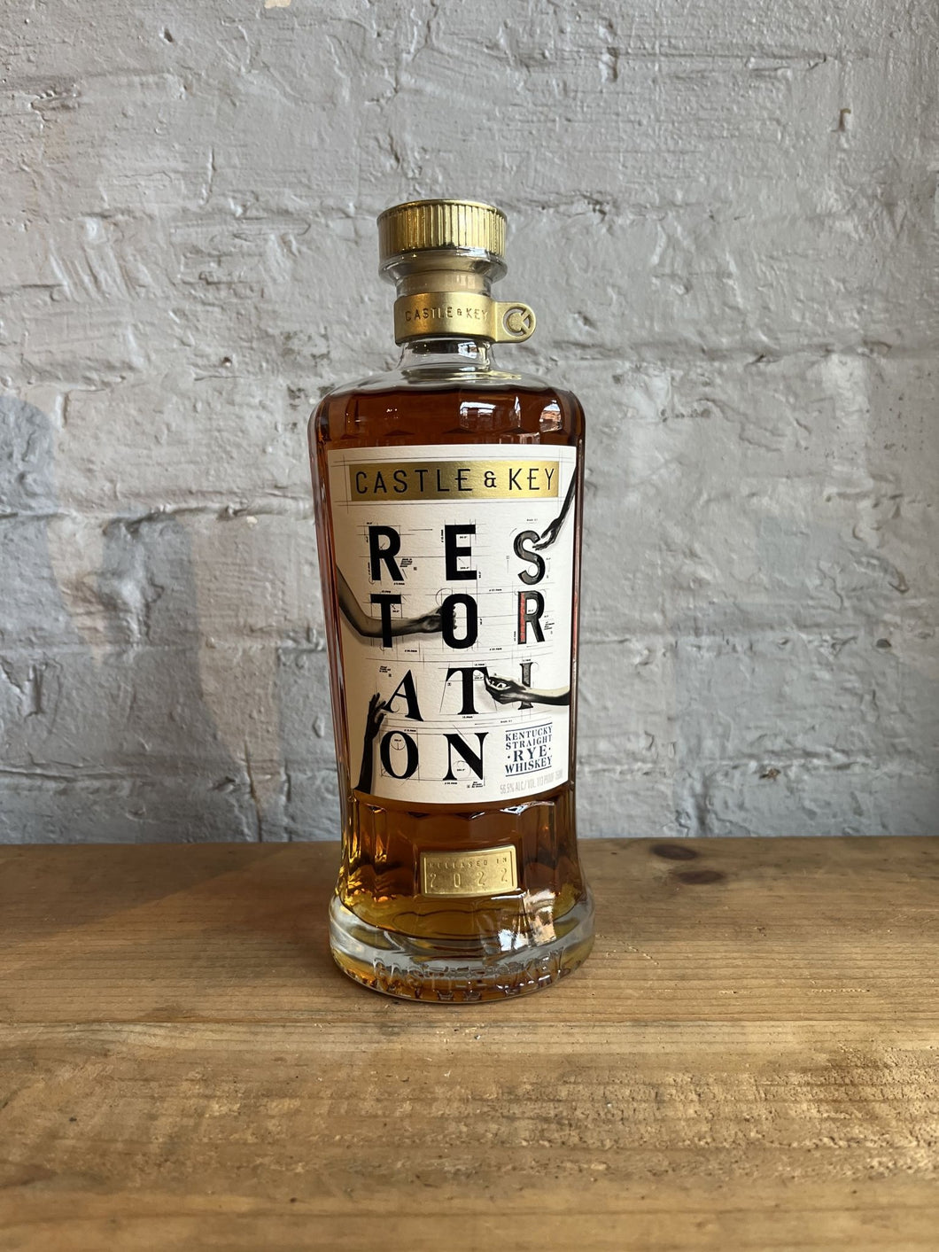 Castle & Key Distillery Batch #1 Restoration Rye - Frankfort, KY (750ml)