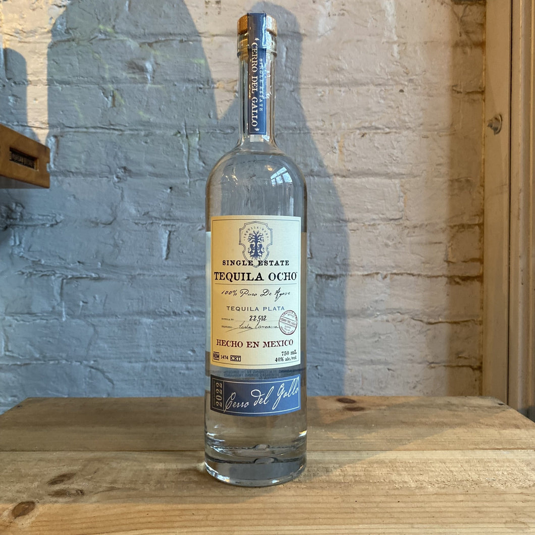 Tequila Ocho Single Estate Plata Tequila (750ml)