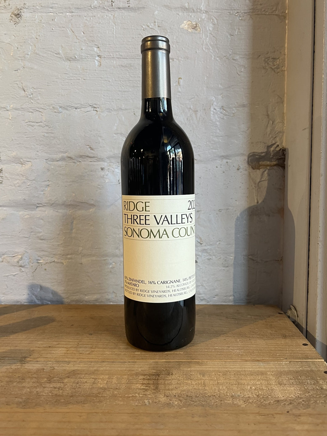 2022 Ridge Vineyards Three Valleys Zinfandel Blend - Sonoma County, CA (750ml)