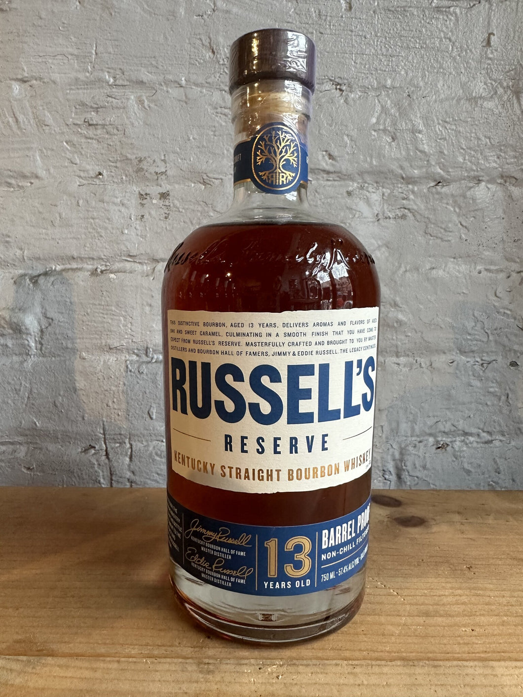 Russell's Reserve 13yr Barrel Proof Straight Bourbon - Lawrenceburg, Kentucky (750ml)