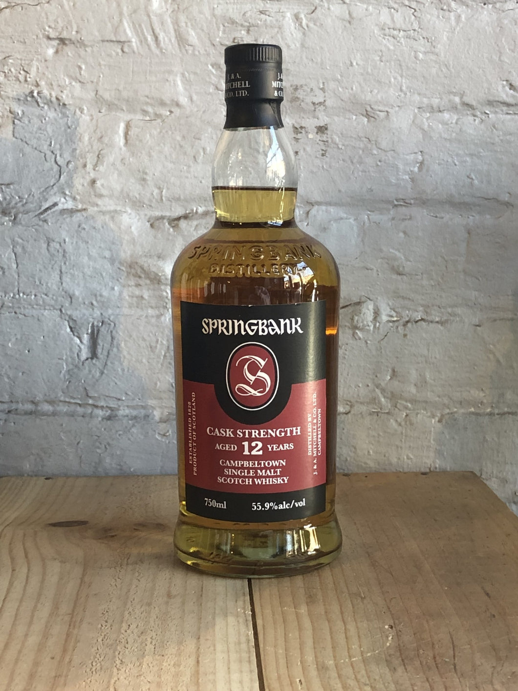 Springbank 12yr Cask Strength Scotch Whisky - Campbeltown, Scotland (750ml)