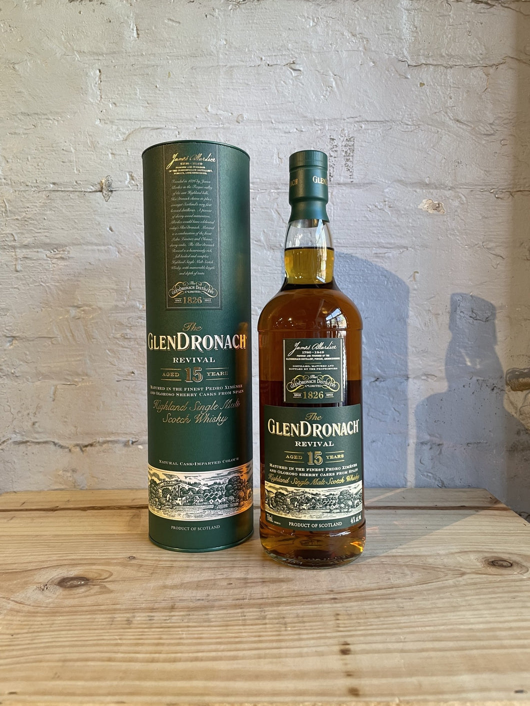 Glendronach 15yr Revival Single Malt Scotch Whisky - Speyside, Scotland (750ml)