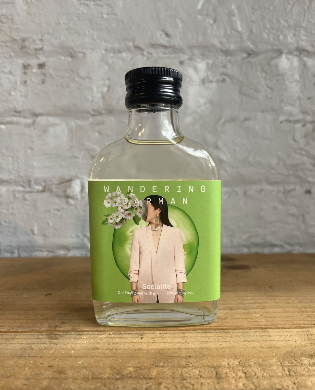 Wandering Barman Socialite Cucumber Elderflower Gin Old Fashioned - Brooklyn, NY (100ml)