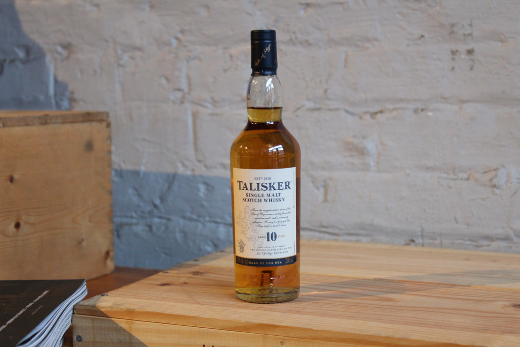 Talisker 10yr Single Malt Scotch Whisky - Isle of Skye, Scotland (200ml)