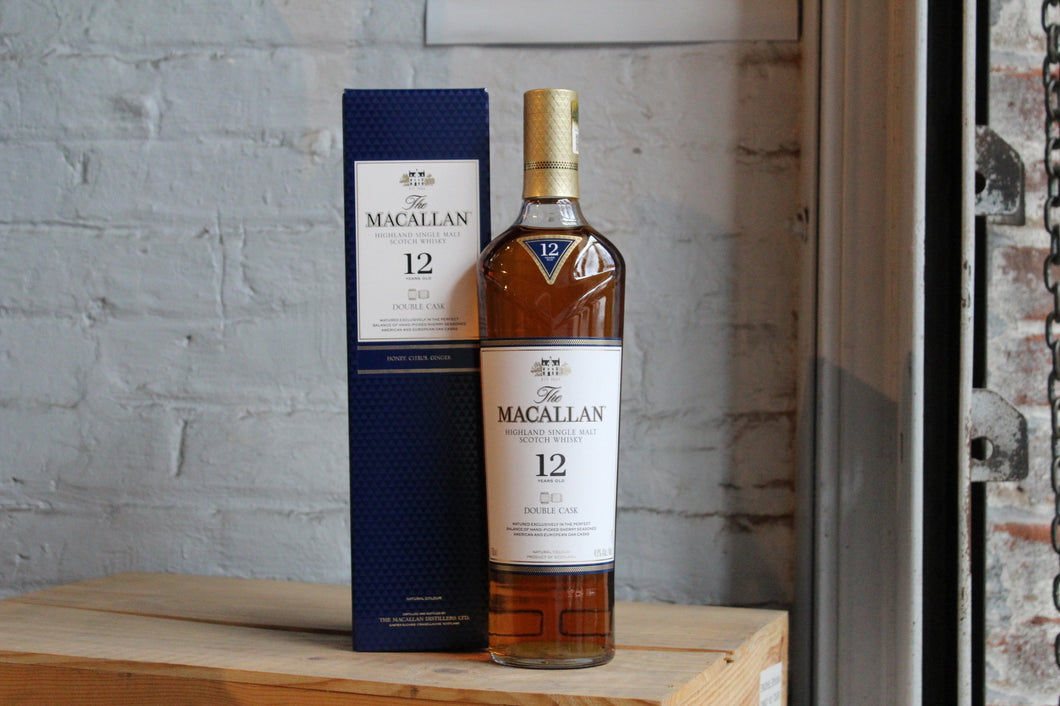 The Macallan 12yr Double Cask Single Malt Scotch Whisky - Speyside, Highland, Scotland (750ml)