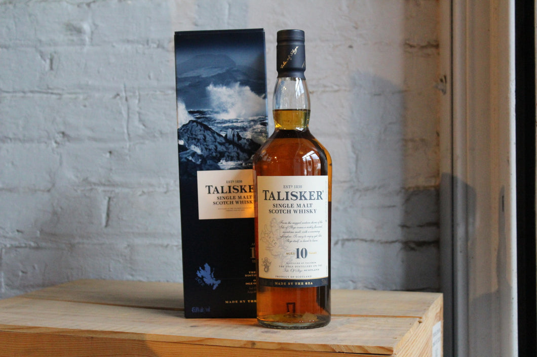 Talisker 10yr Single Malt Scotch Whisky - Isle of Skye, Scotland (750ml)
