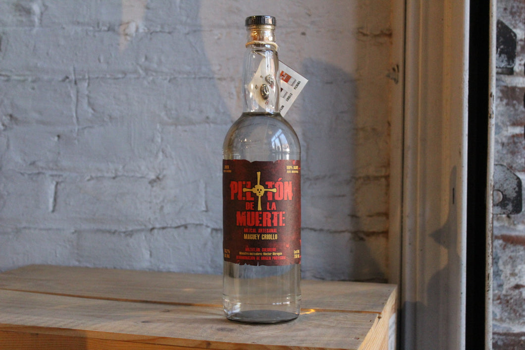 Peloton de la Muerte Mezcal Maguey Criollo - Guerrero, Mexico (750ml)
