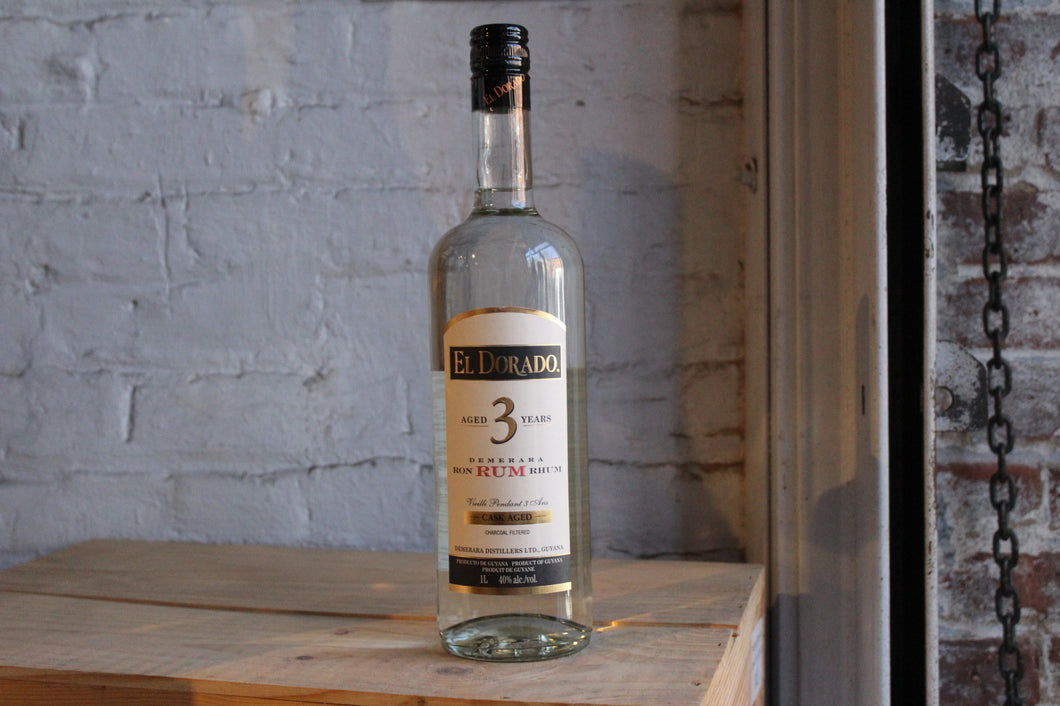 El Dorado 3 Yr Old White Demerara Rum - Guyana (1Ltr)