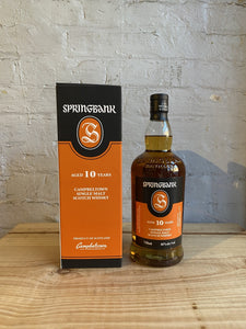 Springbank 10yr Single Malt Scotch Whisky - Campbeltown, Scotland (750ml)