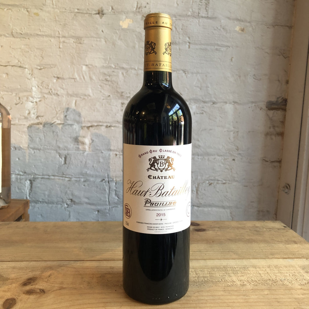 2015 Chateau Haut-Batailley 5ieme Grand Cru Classe - Pauillac, Bordeaux, France (750ml)