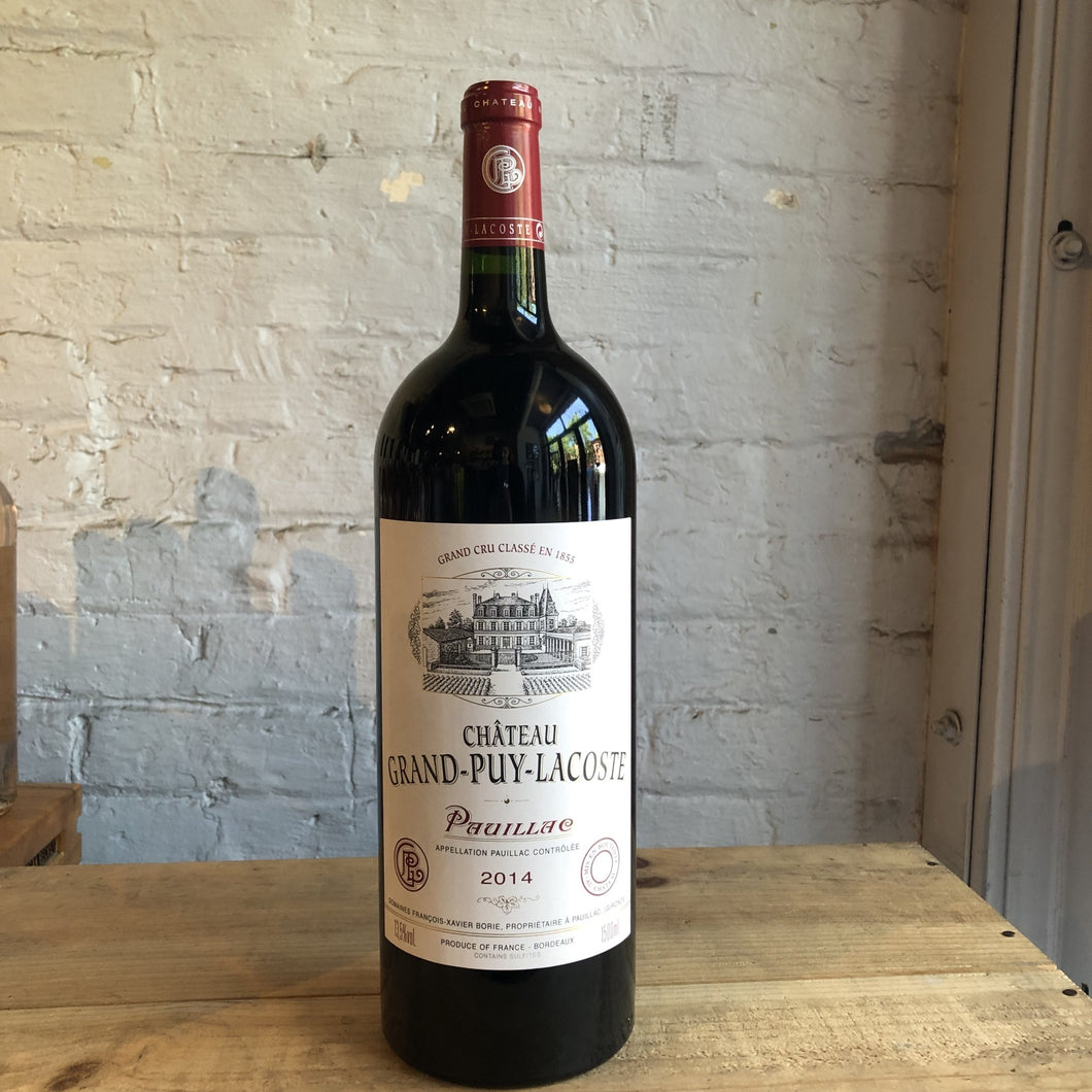 2014 Chateau Grand-Puy-Lacoste 5ieme Grand Cru Classe - Pauillac, Bordeaux (1.5L)