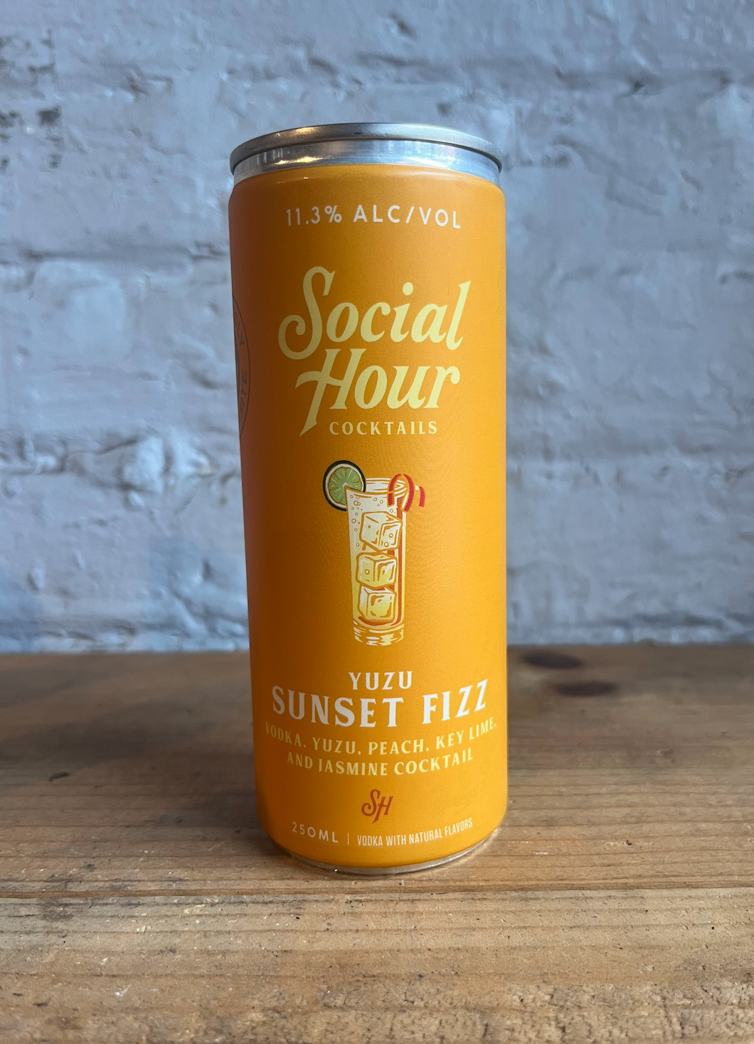 Social Hour Yuzu Sunset Fizz - Brooklyn, NY (250ml)